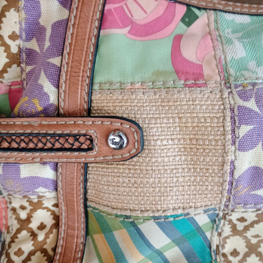 Fossil Multicolor Patchwork Shoulder Bag - Picture 6 of 10